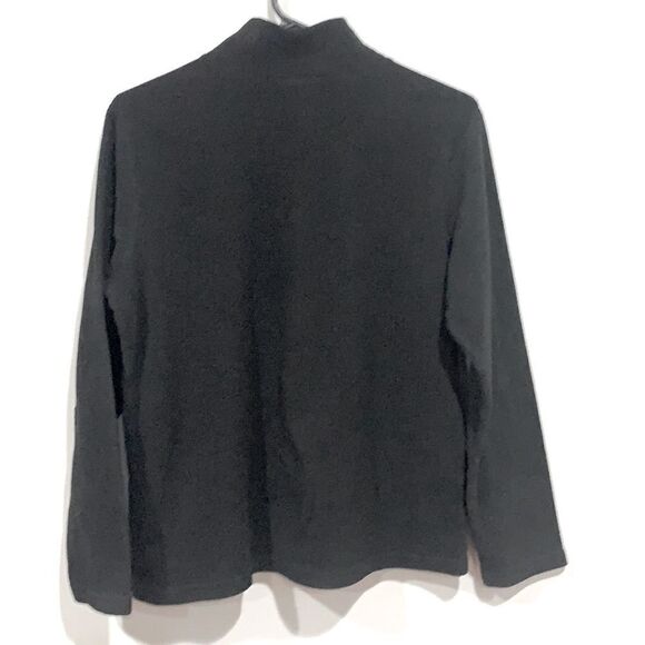 The North Face Girls Black Fleece 1/4 Zip Pullover — XL (18) - Picture 3 of 7